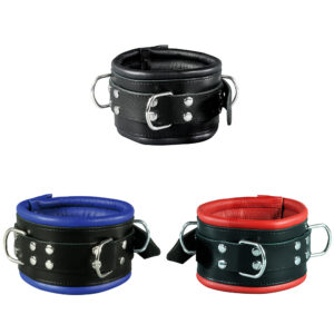 8cm breite Leder Halsfessel