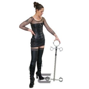 BDSM-Storch Bondagestorch mit ovalen Handschellen